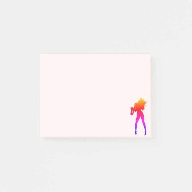 Post-it® Saxo Woman Post it Notes (Devant)
