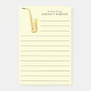 Post-it® Saxophone Musician Band Teacher Post-it Notes