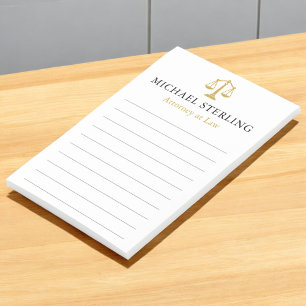 Post-it® Scales de procureur classique de justice Black Gol