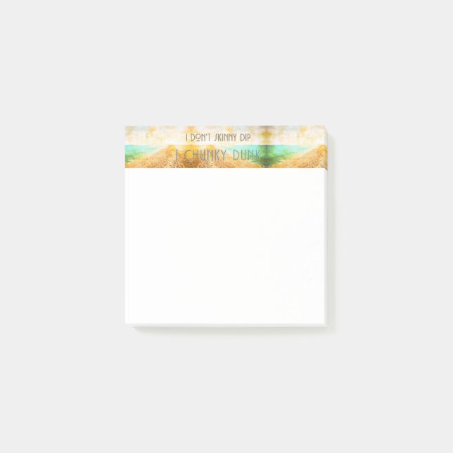 Post-it® Scène de plage idyllique et chaude de SlipperyJoe  (Devant)