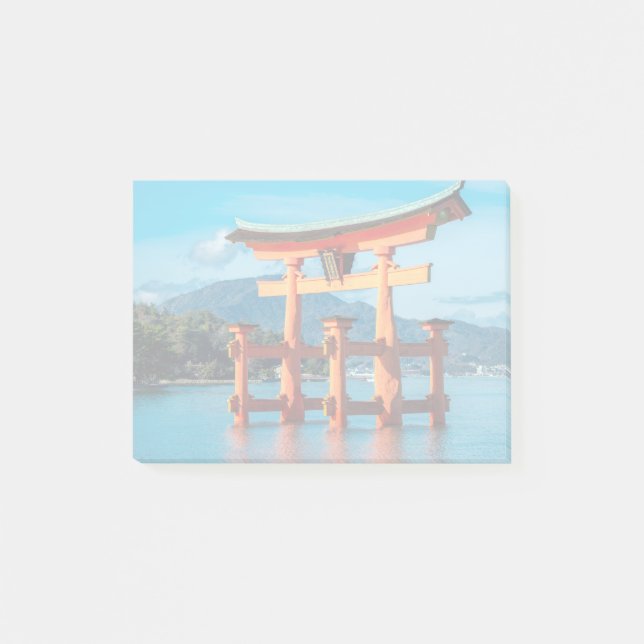 Post-it® Scenic landscape with Japanese Torii Gate (Devant)
