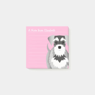 Post-it® Schnauzer miniature gai mignon
