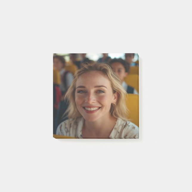 Post-it® School Bus Driver Photo Customize (Devant)