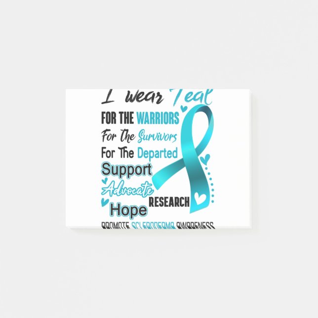 Post-it® Scleroderma Awareness Month Ribbon Gifts (Devant)