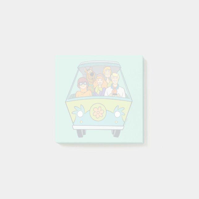 Post-it® Scooby-Doo & Gang Mystery Machine (Devant)