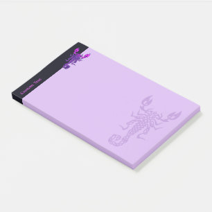 Post-it® Scorpion de noeud céleste pourpre