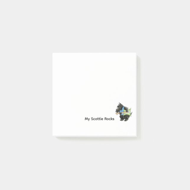 Post-it® Scotties Rock notes post-it. (Devant)