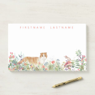 Post-it® Scottish Fold Flower Garden   Personnalisé
