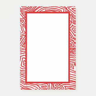 Post-it® Scribbleempreintes Bordure rouge