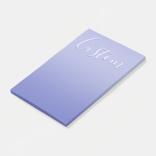 Post-it® Script cursif modifiable   Violet blanc et violet