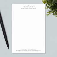 Script de calligraphie moderne Nom de famille pers