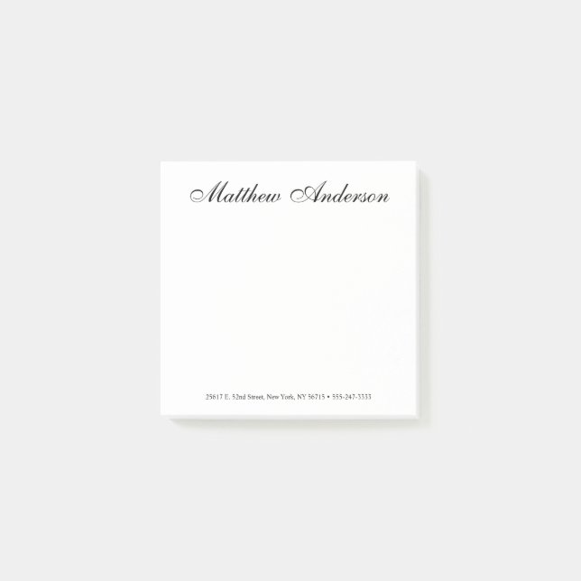 Post-it® Script élégant (Devant)