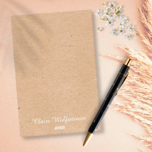 Post-it® Script minimaliste rustique Kraft Publier des note