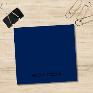 Post-it® Script noir minimaliste professionnel Indigo Navy