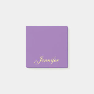 Post-it® Script violet personnalisé Publier des notes colla