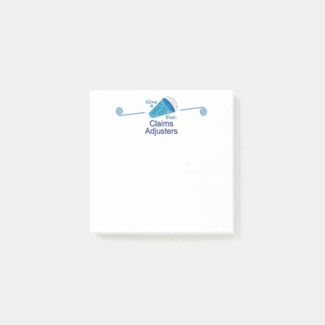 Post-it® Scrire pour les Ajusteurs de sinistres (Devant)