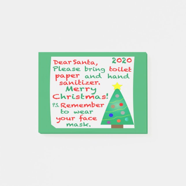 Post-it® Se souvenir de Noël 2020 (Devant)