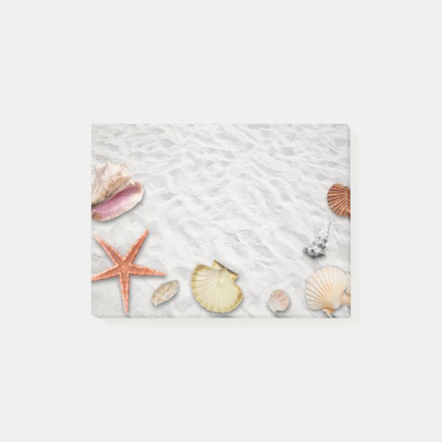 Post-it® Seashore Seashells Post-It Notes (Devant)