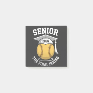 Post-it® Senior The Final Inning 2026 Softball Graduation