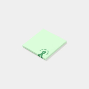 Post-it® Sensibilisation à la santé mentale Ribbon vert