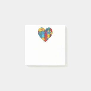 Post-it® Sensibilisation sur l'autisme, Coeur,