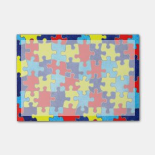 Post-it® Sensibilisation sur l'autisme-Puzzle par Shirley T