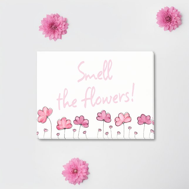 Post-it® Sentir les Fleurs Post-its Inspirants Positifs (Spread Positivity: Inspirational 'Smell the Flowers' Post-its 🌼)