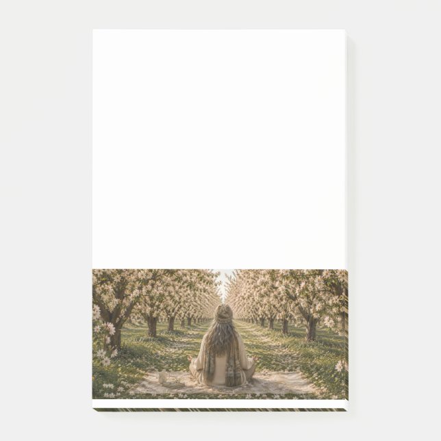 Post-it® Serene Orchard Sticky Notes | Romantic Botanical  (Devant)
