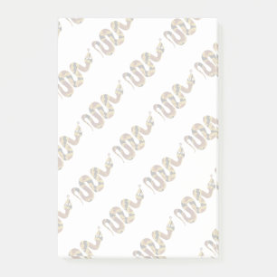 Post-it® Serpent Brown et Silhouette Or