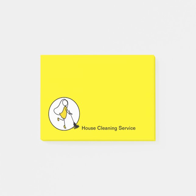 Post-it® Service de nettoyage de la maison client  (Devant)