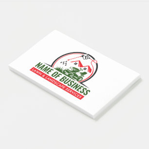 Post-it® Services d'aménagement paysager Rouge Vert Tondeus