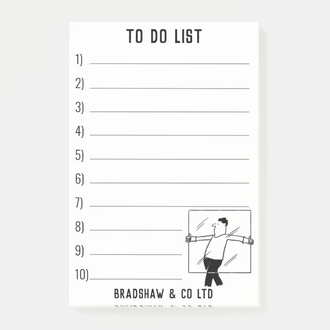 Post-it® Services de laquage Glazier à personnaliser (Devant)