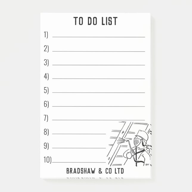 Post-it® Services de traitement du bois à personnaliser (Devant)