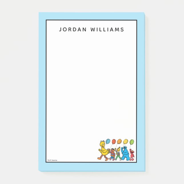 Post-it® Sesame Street Pals| Bulles de partis (Devant)