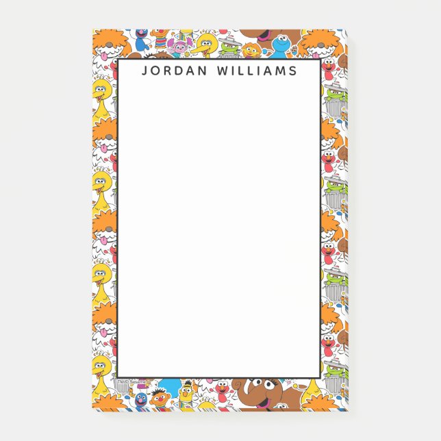 Post-it® Sesame Street Pals Doodley Motif (Devant)