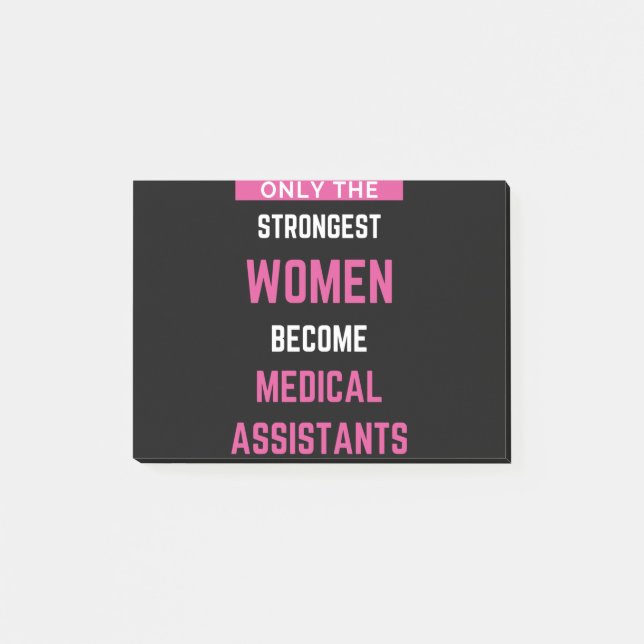 Post-it® Seules Les Femmes Les Plus Fortes Deviennent Assis (Devant)