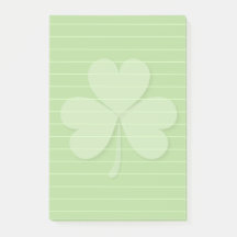 Shamrock avec lignes de règle
