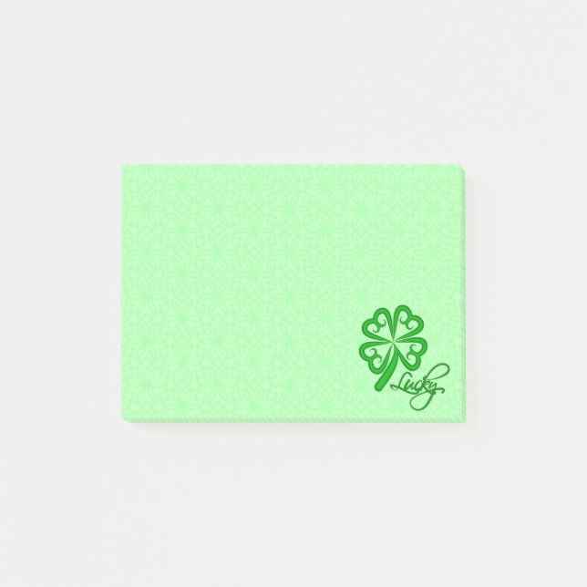 Post-it® Shamrock chanceux (Devant)