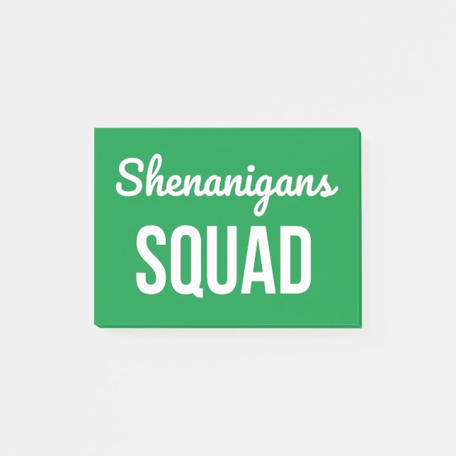 Post-it® Shenanigans Squad St Patrick's Day (Devant)