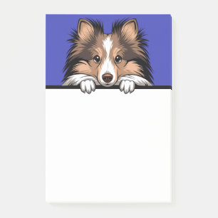 Post-it® Shetland Sheepdog Sheltie Chiots Amoureux de les c