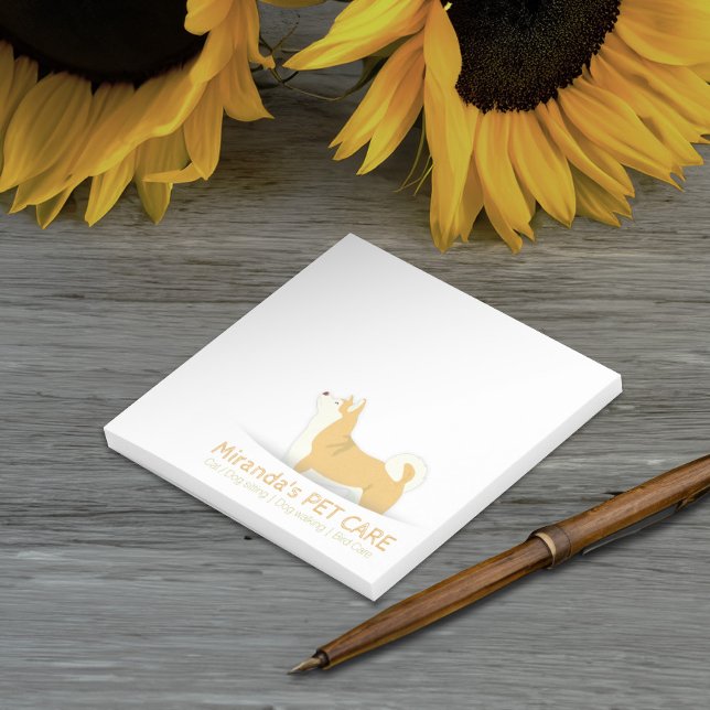 Post-it® Shiba Inu Chien Soins pour animaux de compagnie as (Créateur téléchargé)