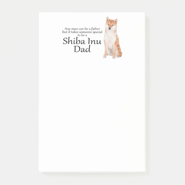 Post-it® Shiba Inu Papa Post-It Notes (Devant)