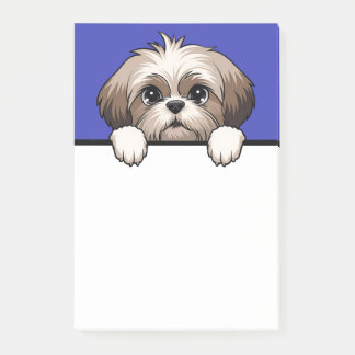 Post-it® Shih Tzu Cute Peeking Cadeaux Amoureux de les chie