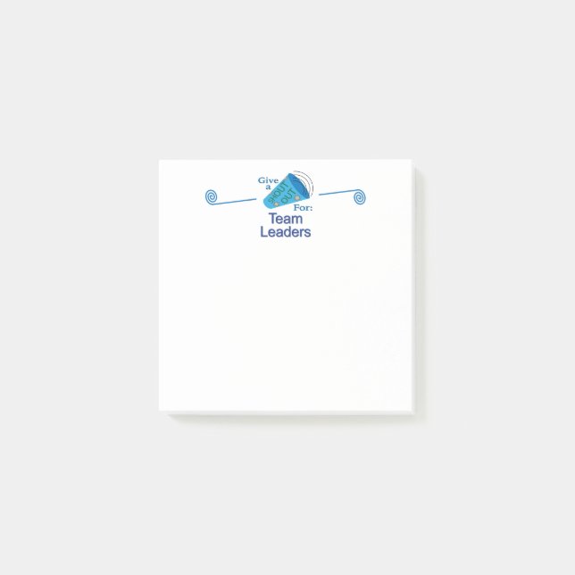 Post-it® Shout Out pour les chefs d'équipe (Devant)