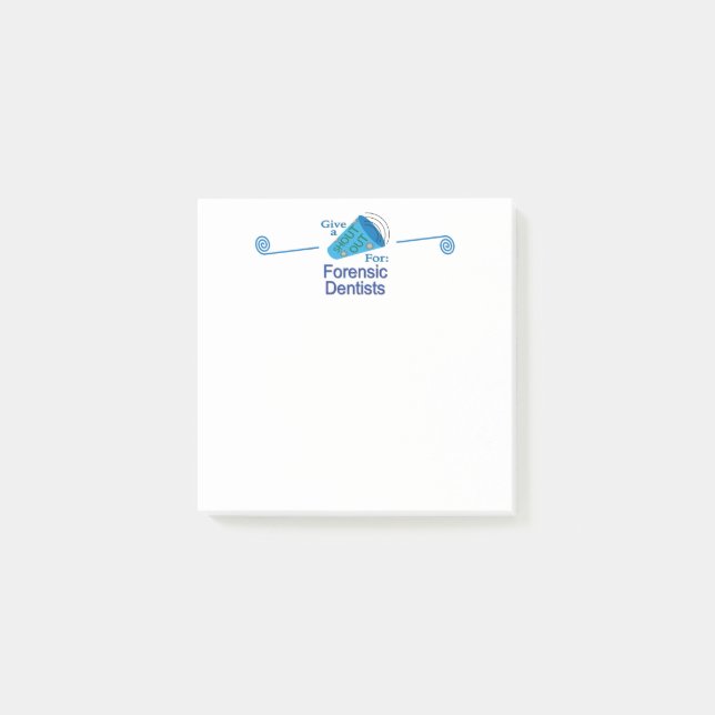 Post-it® Shout Out pour les dentistes médico-légaux (Devant)