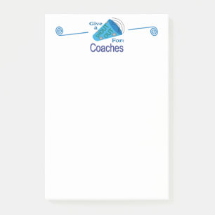 Post-it® Shout Out pour les entraîneurs