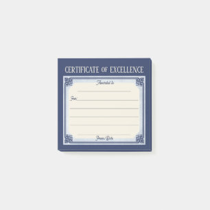 Post-it® Shout salue le certificat d'excellence merci