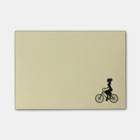 Silhouette cycliste pour fille rétro