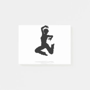 Post-it® Silhouette de danseur de danse de rue
