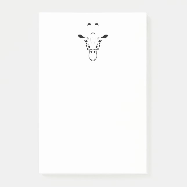 Post-it® Silhouette face Giraffe (Devant)